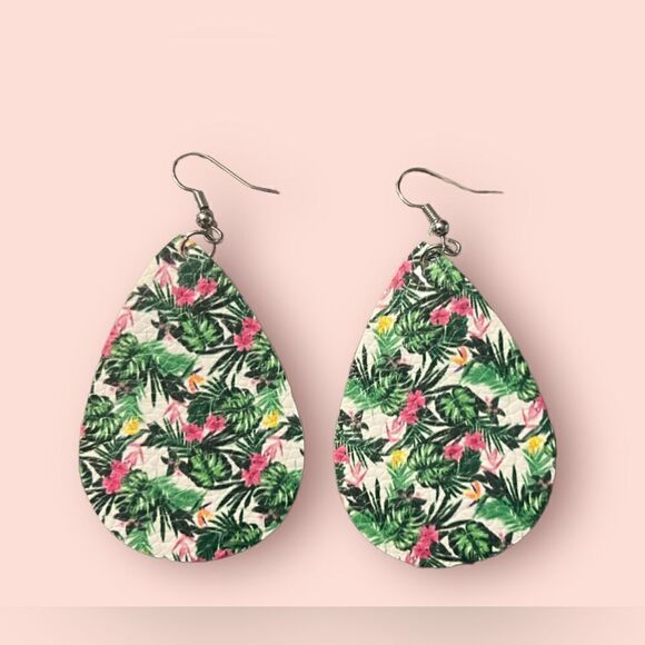Jewelry - 3/ $15 Brand New Faux Leather Earrings